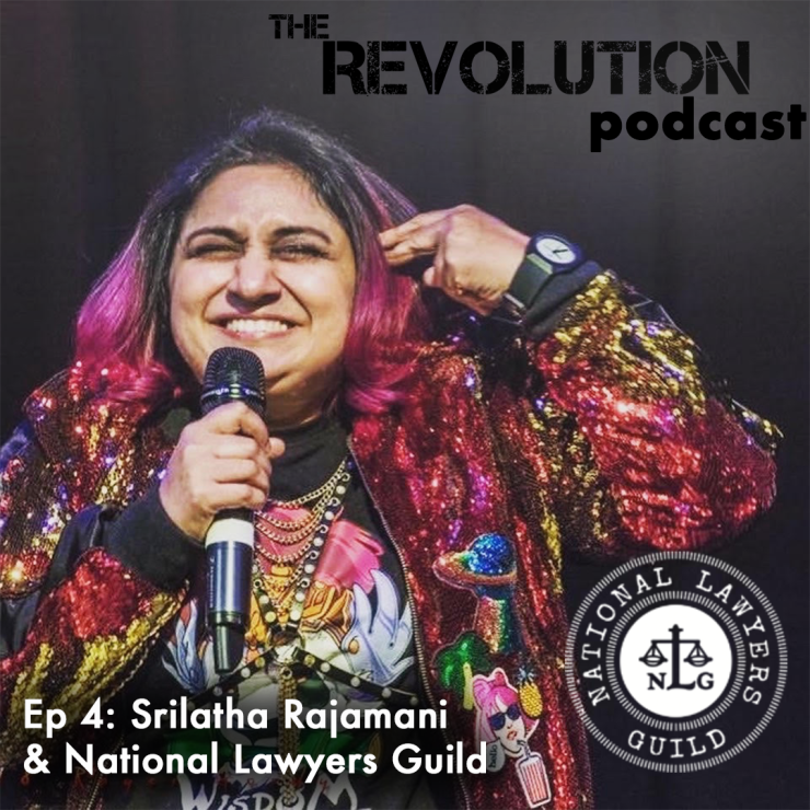 episode card featuring a photo of Srilatha Rajamani